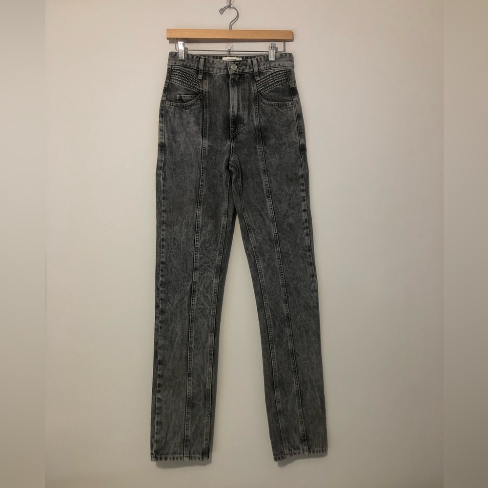 NWT Isabel Marant Etoile Hominy Trousers High-Waist 100% Cotton Women’s 4 Jeans